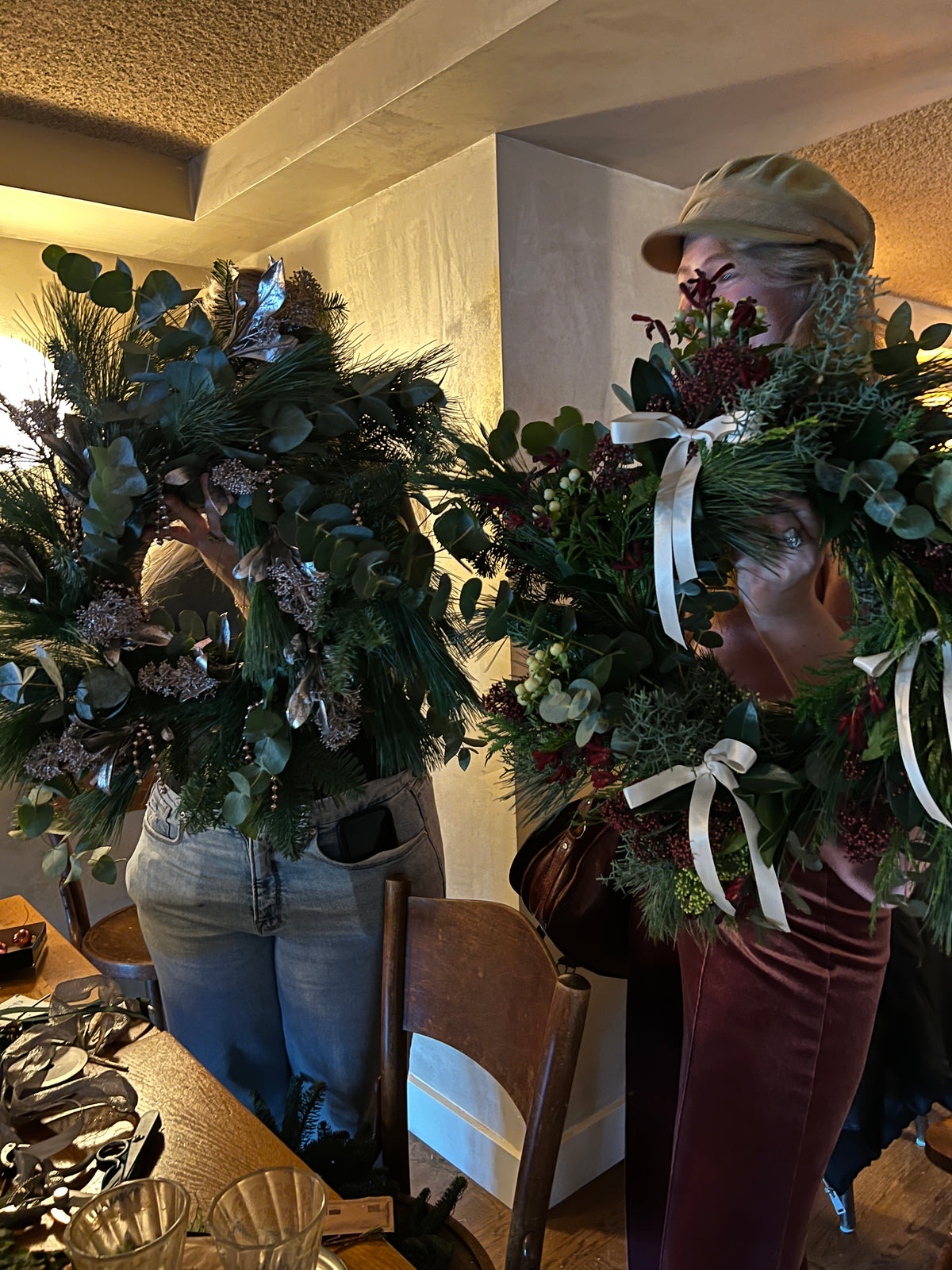 NEW TIME-SLOT - Dec 6 - Sip & Craft - Holiday Wreaths Edition